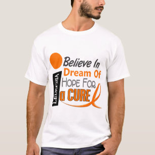 Camiseta La conciencia de la leucemia CREE ESPERANZA IDEAL