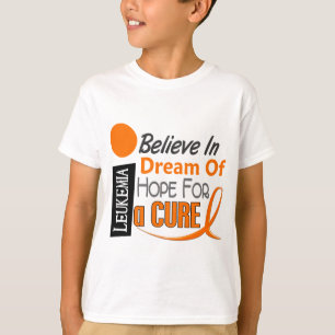 Camiseta La conciencia de la leucemia CREE ESPERANZA IDEAL