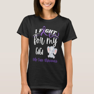 Camiseta La conciencia del Alzheimer que lucha por el Alzhe