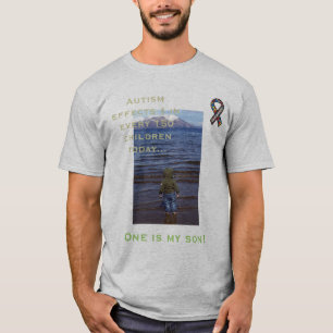 Camiseta ¡La conciencia del autismo, 1 en 150… ayuda por