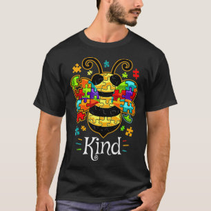 Camiseta La conciencia del autismo Bumble Bee Be Bind Autis