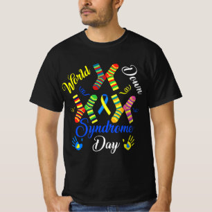 Camiseta La conciencia del Día Mundial del Síndrome de Down