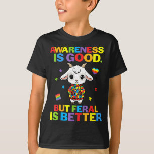 Camiseta La conciencia es buena pero salvaje es mejor Cabra
