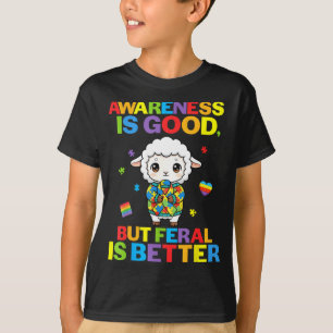 Camiseta La conciencia es buena pero salvaje es mejor oveja