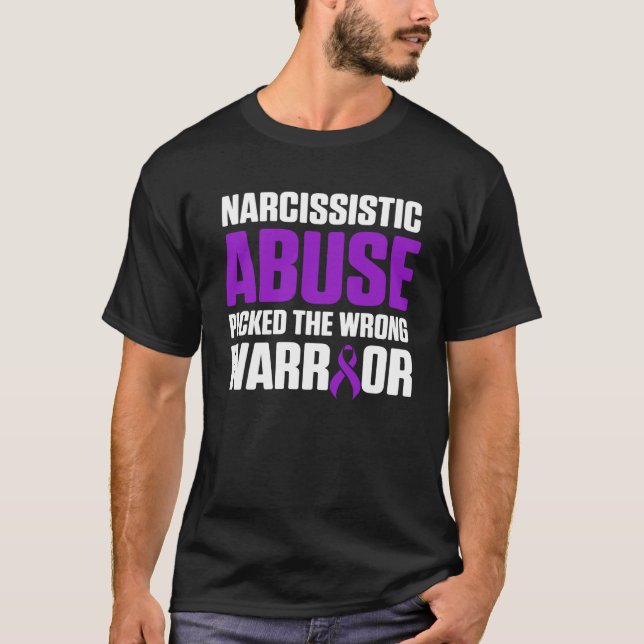 Camiseta La conciencia mundial sobre el abuso narcisista at (Anverso)