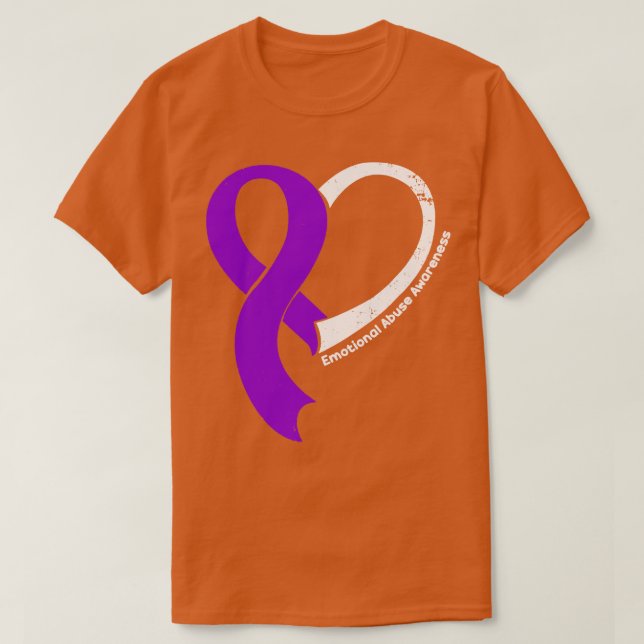 Camiseta La conciencia sobre el abuso emocional hace que la (Diseño del anverso)