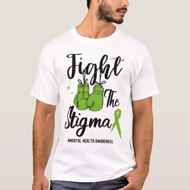 Camiseta La conciencia sobre el estigma de la salud mental  (Anverso)