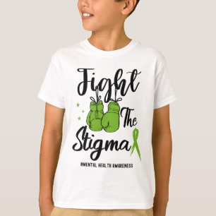 Camiseta La conciencia sobre el estigma de la salud mental 