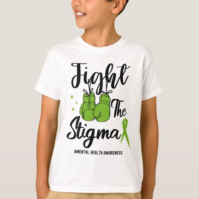 Camiseta La conciencia sobre el estigma de la salud mental  (Anverso)