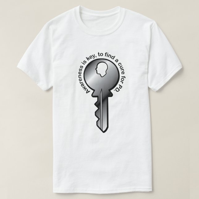 Camiseta La conciencia sobre el Parkinson es clave (Diseño del anverso)