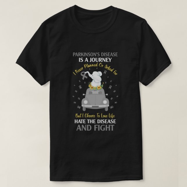 Camiseta La conciencia sobre la enfermedad de Parkinson es  (Diseño del anverso)