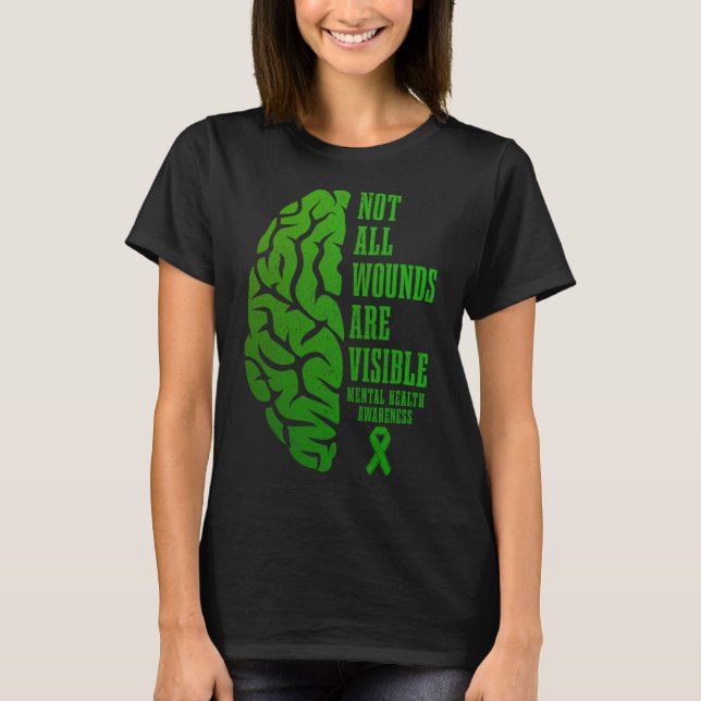 Camiseta La Conciencia Sobre La Salud Mental Importa Que No (Anverso)