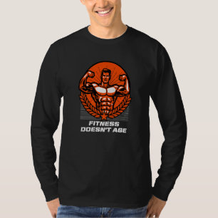 Camiseta La condición física no envejece cita motivacional