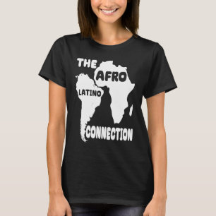 Camiseta La conexión afro-latina al estilo africano de las 