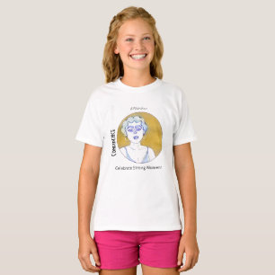 Camiseta La confianza celebra una fuerte colección de muje