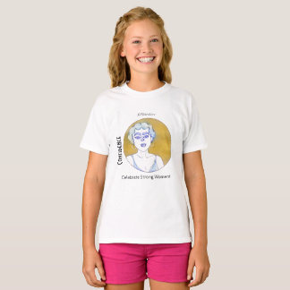 Camiseta La confianza celebra una fuerte colección de mujer