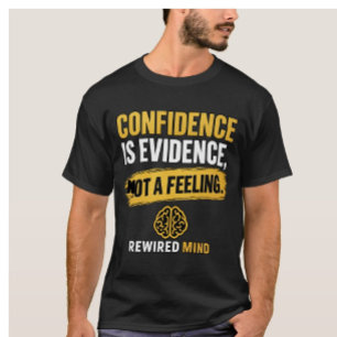 Camiseta La confianza es evidencia, no un sentimiento Neg
