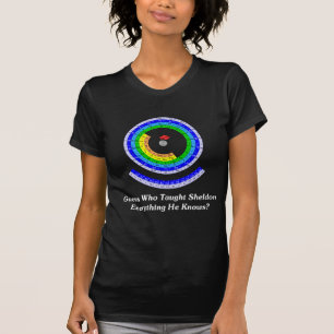 Camiseta ¿La conjetura quién enseñó Sheldon todo él sa