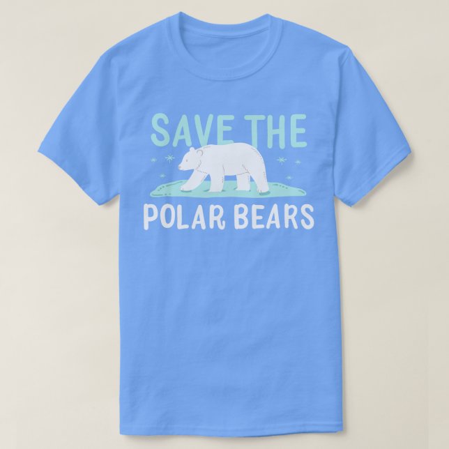 Camiseta La conservación del oso polar en peligro (Diseño del anverso)