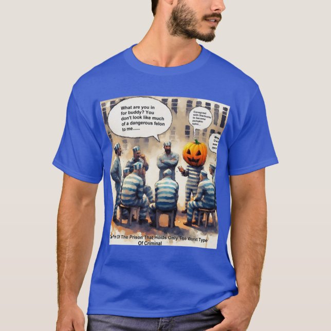 Camiseta La conspiración de Rick London Pumpkin Spice Hilar (Anverso)