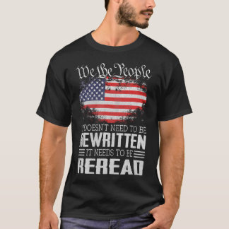 Camiseta La Constitución De La Bandera Estadounidense De Lo