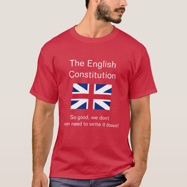 Camiseta La Constitución inglesa (Anverso)