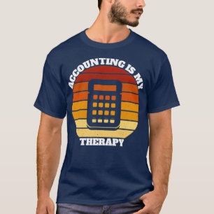 Camiseta La contabilidad divertida es mi regalo de terapia