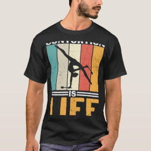 Camiseta La contaminación es la gimnasta de la vida diverti