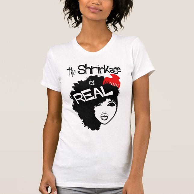 Camiseta La contracción es el T de las mujeres reales, (Anverso)