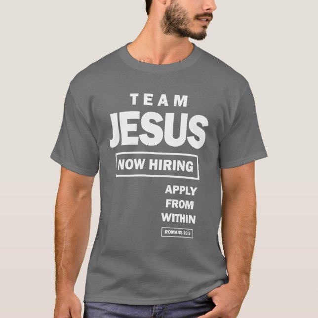 Camiseta La contratación de Team Jesus ahora se realiza des (Anverso)