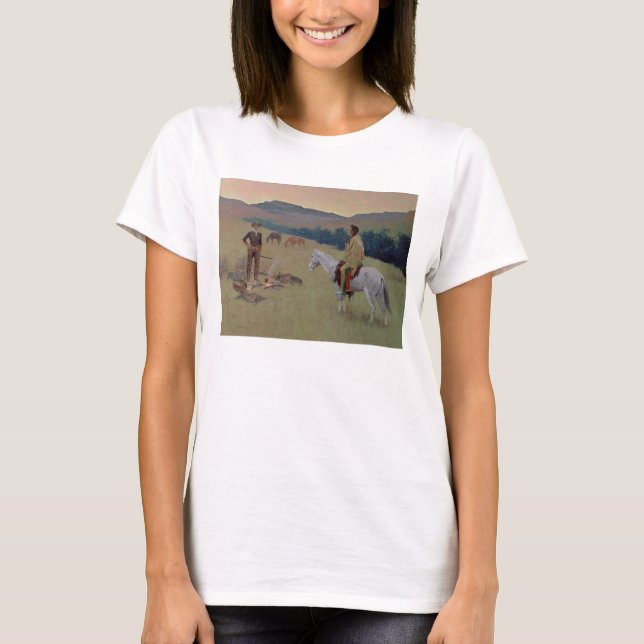 Camiseta La conversación, o empresa dudosa (petróleo en can (Anverso)