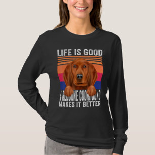 Camiseta La Coonhounds Redbone Hace que tu vida sea buena
