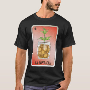 Camiseta La Coperacha Cartas de Bingo de Jerga Mexicana