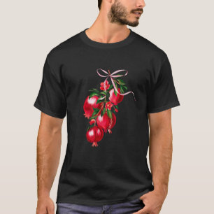 Camiseta La coqueta de granate Y2K se dobla con un chica de