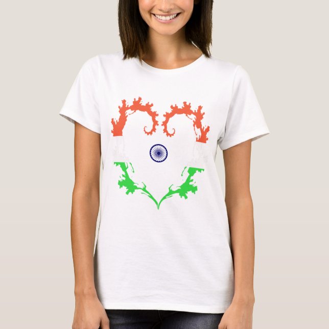 Camiseta la corazón-India (Anverso)