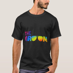 Camiseta La Corbata del Novio Tinte Dye Gafas Divertidas Fi