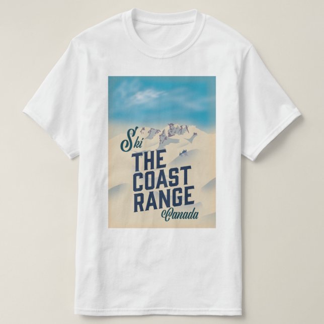 Camiseta La Cordillera de la Costa Canadá (Diseño del anverso)
