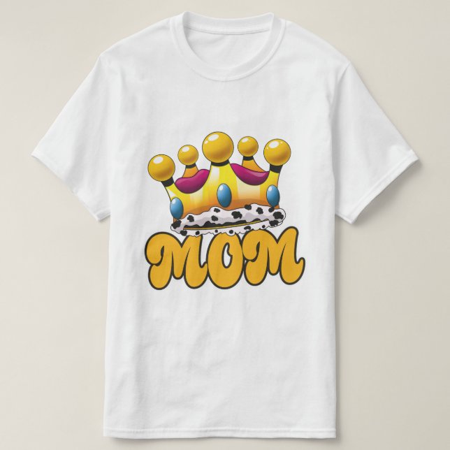 Camiseta La corona de Mamá Queens (Diseño del anverso)