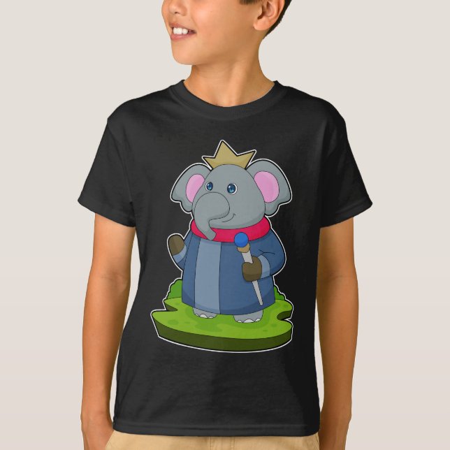 Camiseta La corona del Elefante Rey (Anverso)