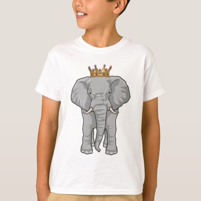 Camiseta La Corona del Rey del Elefante (Anverso)