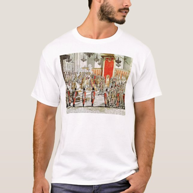 Camiseta La coronación de Leopold II en Bratislava (Anverso)