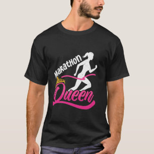 Camiseta La corredora MARATHON QUEEN Corriendo Maratón Grac
