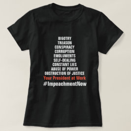 Camiseta La corrupción de la conspiración de la traición a