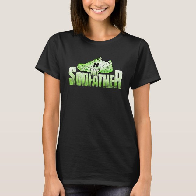 Camiseta La cortadora de césped paisajista Sodfather (Anverso)