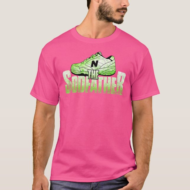 Camiseta La cortadora de césped paisajista Sodfather (Anverso)