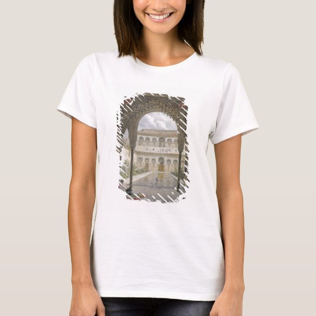 Camiseta La Corte de Alberca en la Alhambra, Granada, (Anverso)
