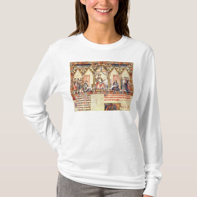 Camiseta La corte de Alfonso X 'el Wise (Anverso)