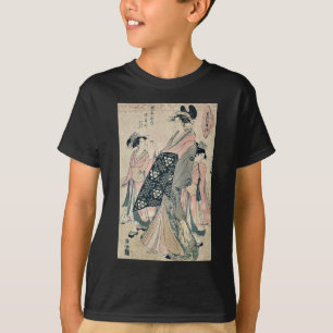 Camiseta La cortesana Sayagata por Hosoda, Eishi