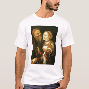 Camiseta La cortesana y el viejo hombre, c.1530