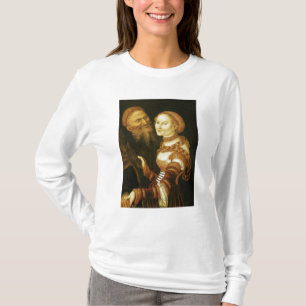 Camiseta La cortesana y el viejo hombre, c.1530